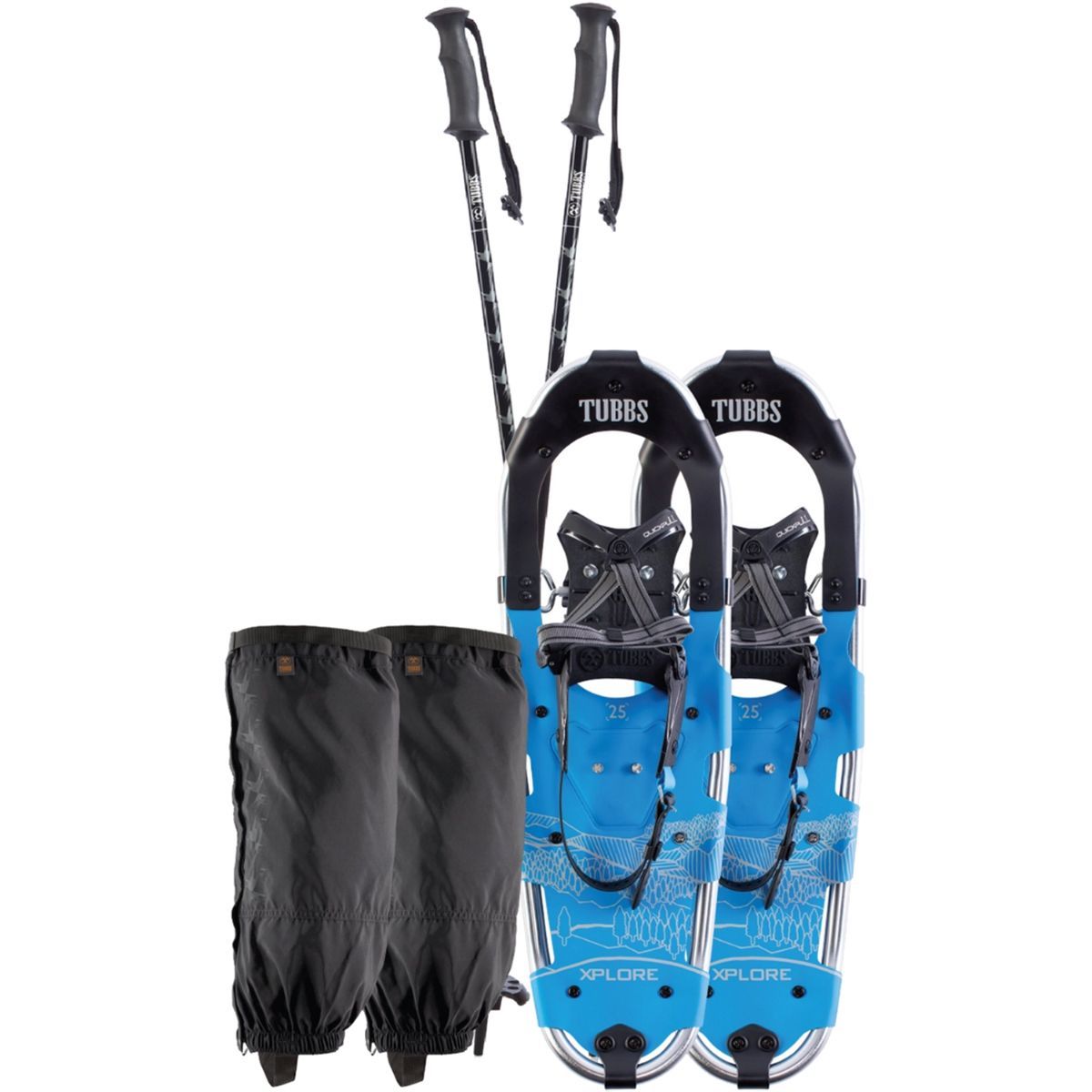 Image of Tubbs Xplore Snowshoe Kit - Men's Silver/Blue, 30in