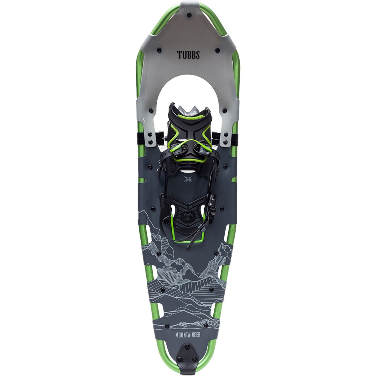 Image of Tubbs Mountaineer Snowshoe - Men's Green, 25in