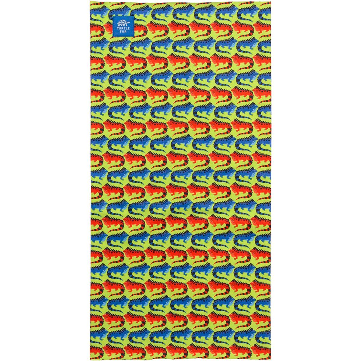 Image of Turtle Fur Comfort Shell Stria Totally Tubular Gaiter - Little Kids' Iguana/Iguana, One Size