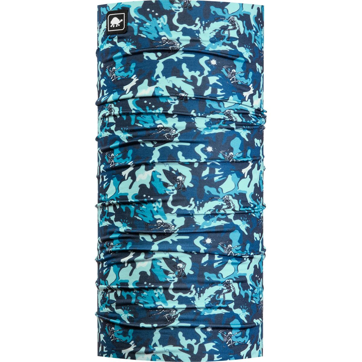 Turtle Fur Comfort Shell Totally Tubular Print Neck Gaiter Capt. Carver, One Size