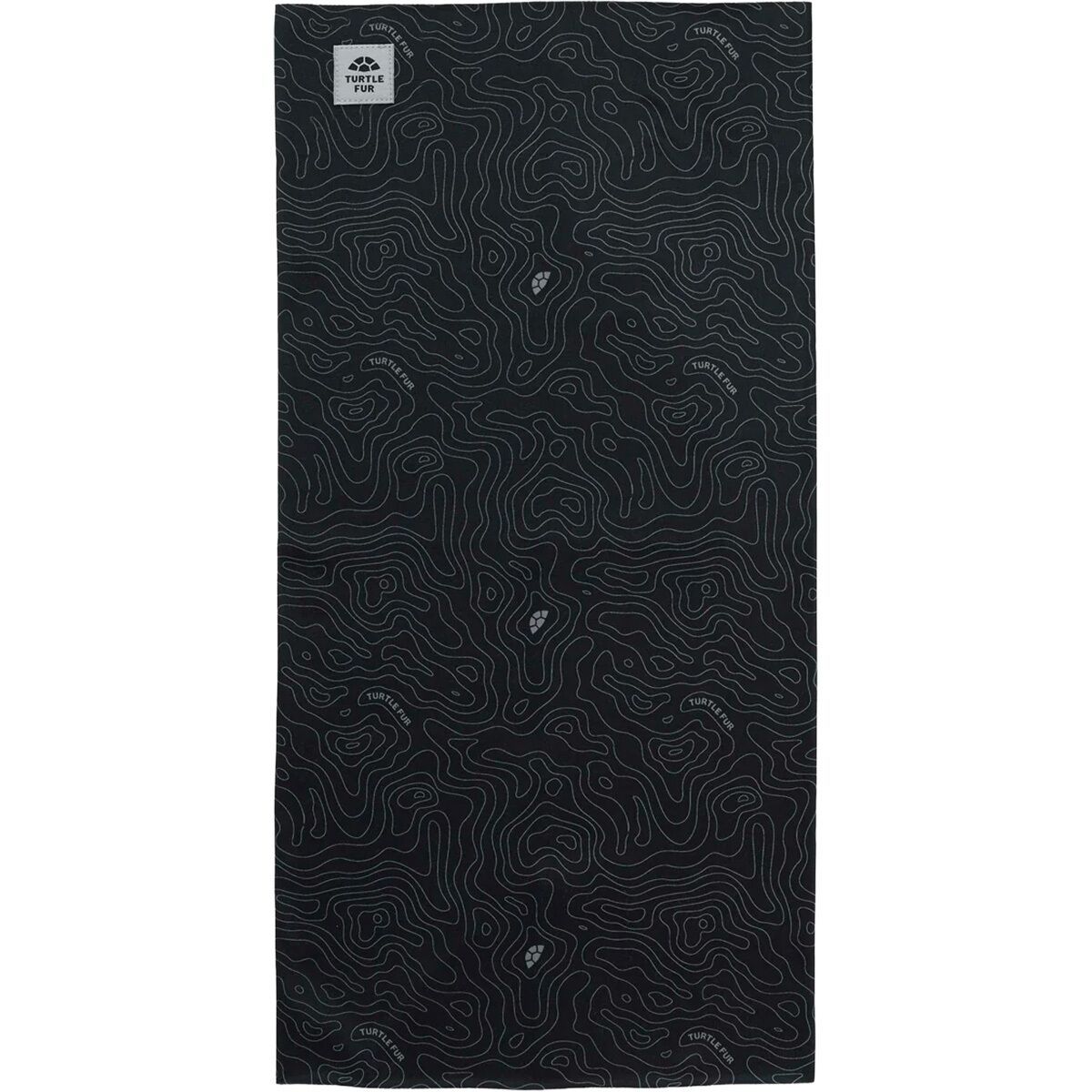 Turtle Fur Comfort Shell Totally Tubular Print Neck Gaiter Topo B. Gray