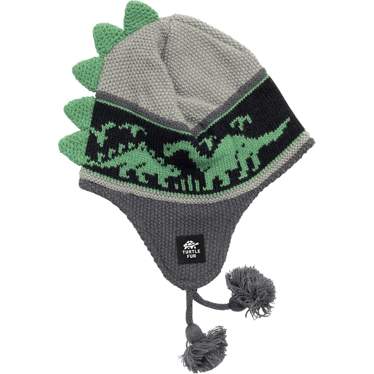 Turtle Fur Dr. Dino Beanie - Little Boys' Gray, One Size