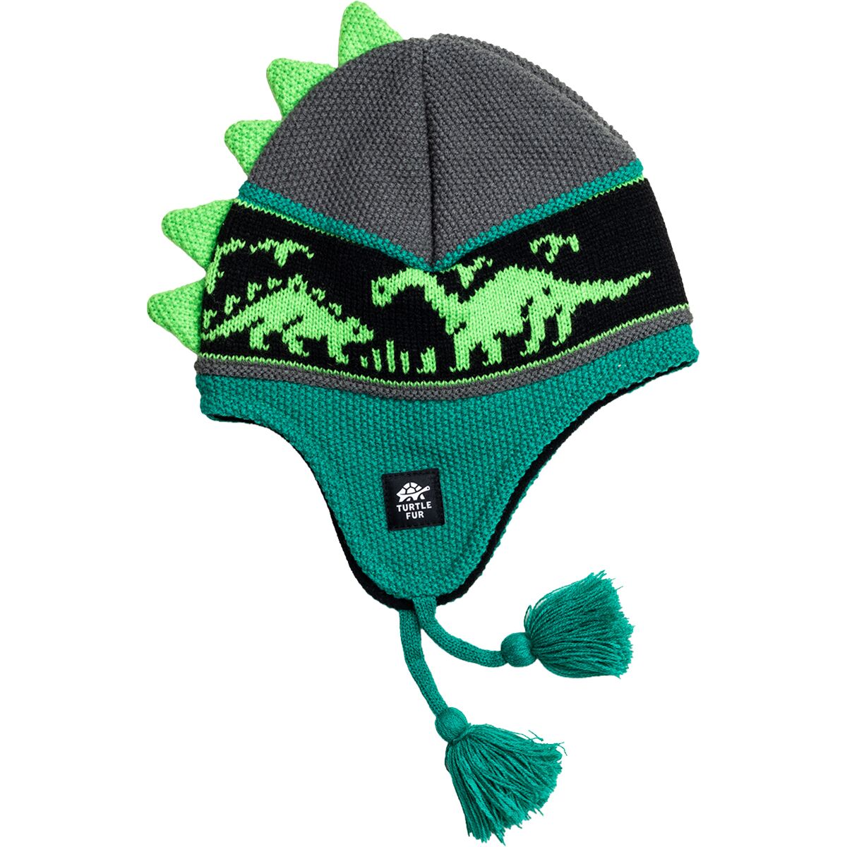 Image of Turtle Fur Dr. Dino Beanie - Little Boys' Green, One Size