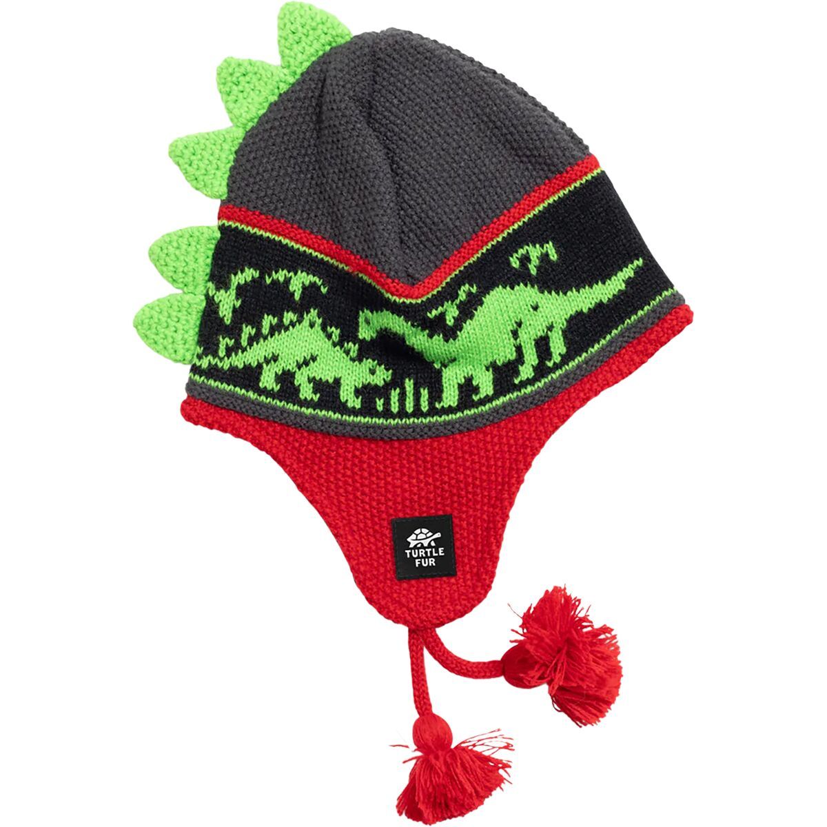 Image of Turtle Fur Dr. Dino Beanie - Little Boys' Red, One Size