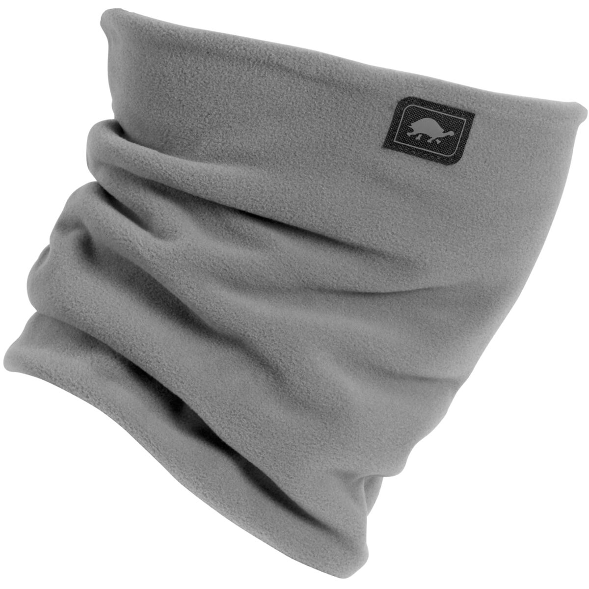 Turtle Fur Micro Fur Fleece Double-Layer Neck Warmer Graphite, One Size
