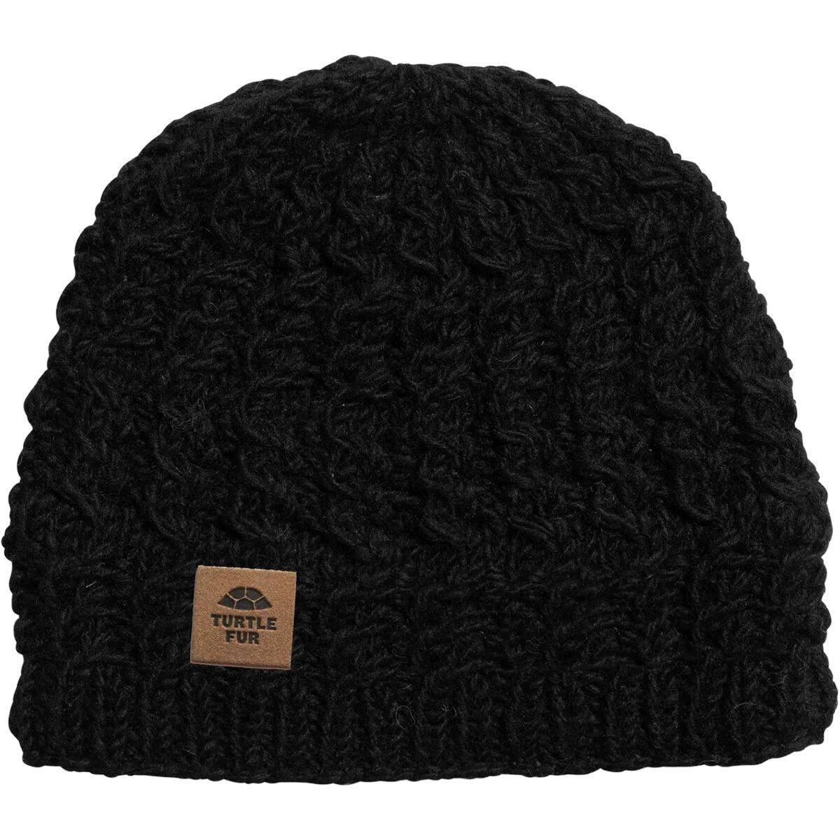 Image of Turtle Fur Mika Handmade Wool Beanie - Women's Black, One Size