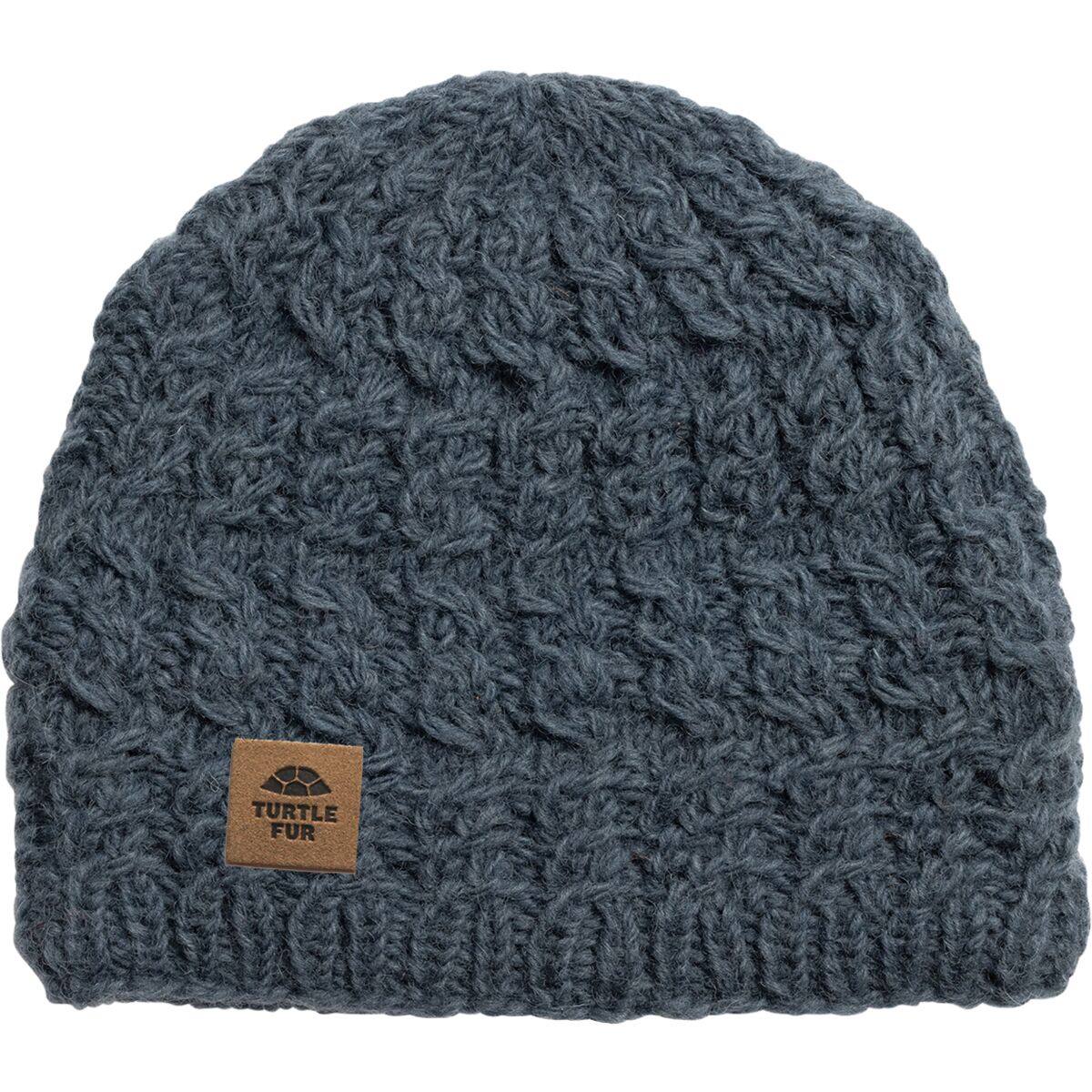 Image of Turtle Fur Mika Handmade Wool Beanie - Women's Denim, One Size