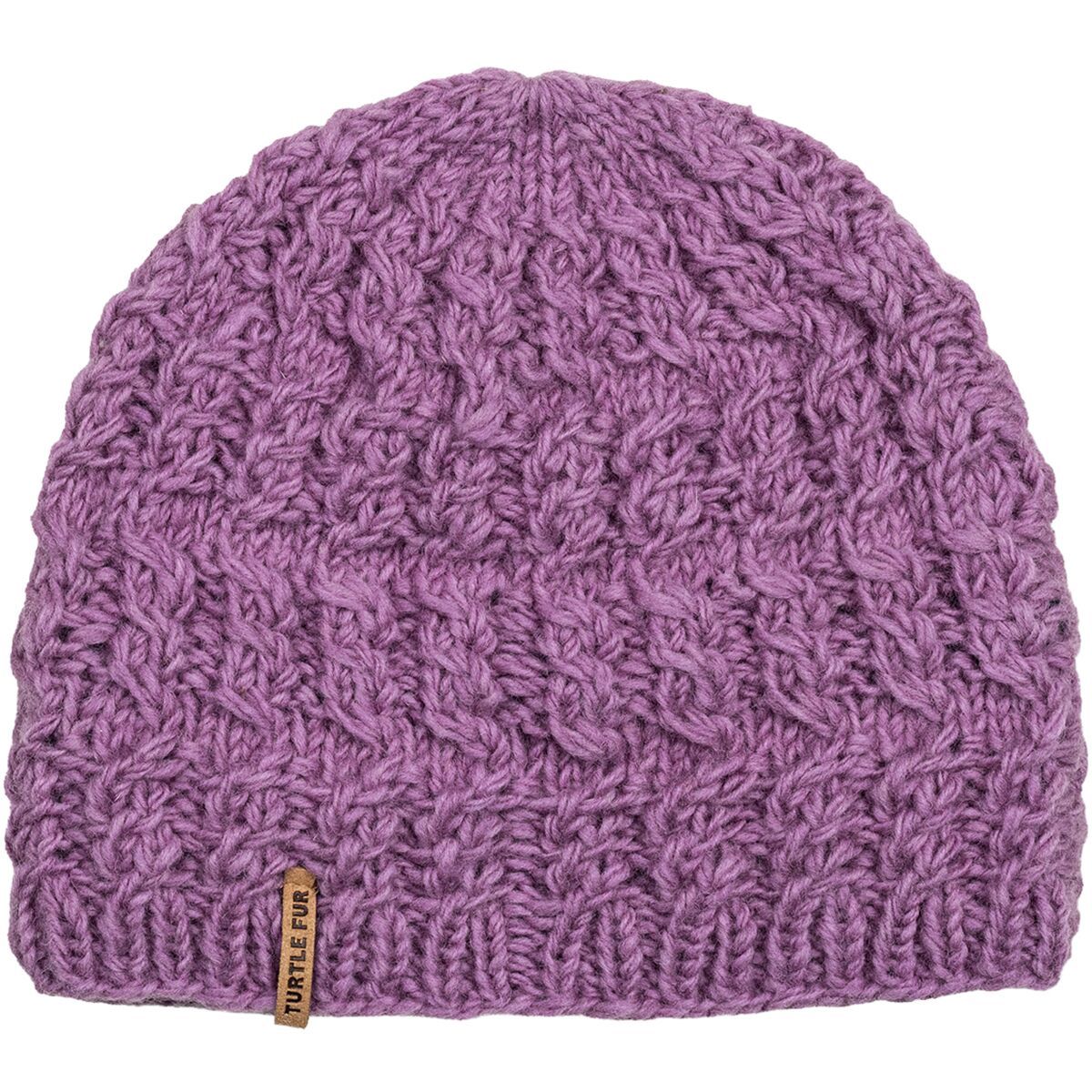 Image of Turtle Fur Mika Handmade Wool Beanie - Women's Lilac, One Size
