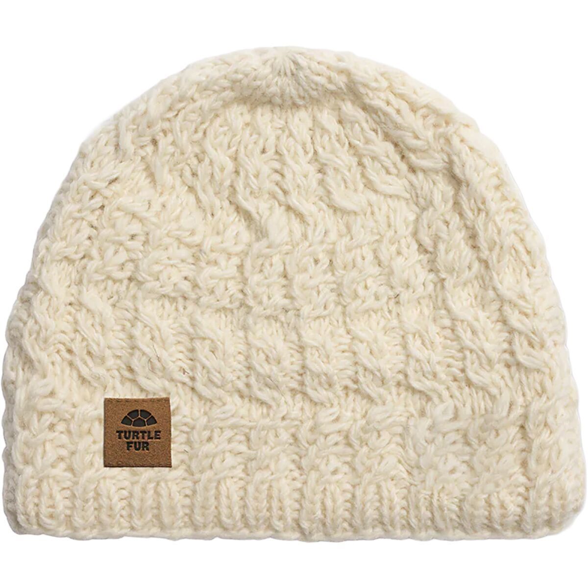 Image of Turtle Fur Mika Handmade Wool Beanie - Women's White, One Size