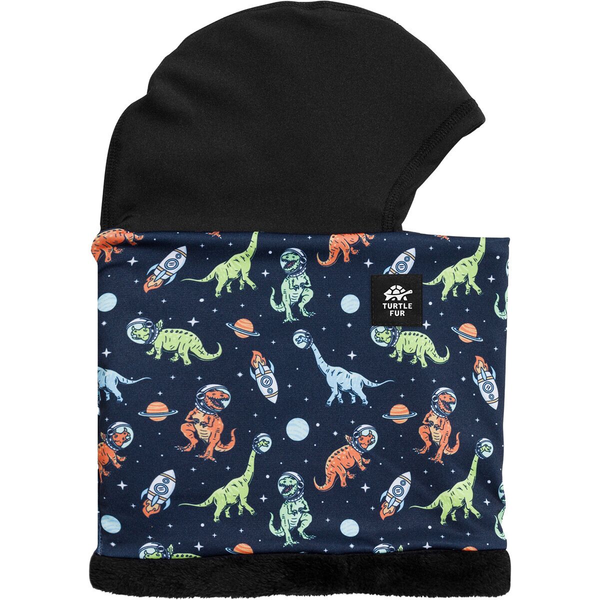 Turtle Fur Turtle Fur Comfort Shell Classic Neckula Shellaclava - Print - Kids' Galactic Dino, One Size