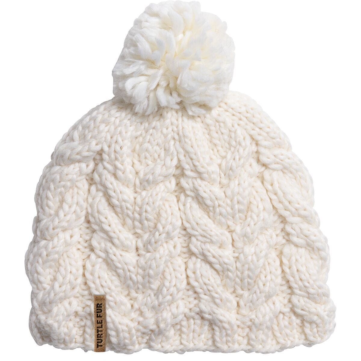 Image of Turtle Fur Merino Wool Millie Beanie Ivory, One Size