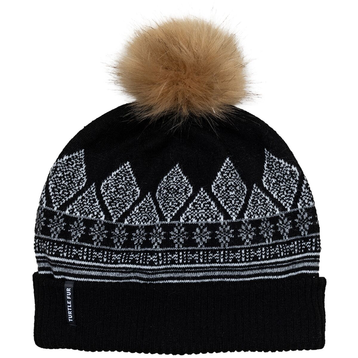 Image of Turtle Fur Recycled Ellen Beanie Black, One Size