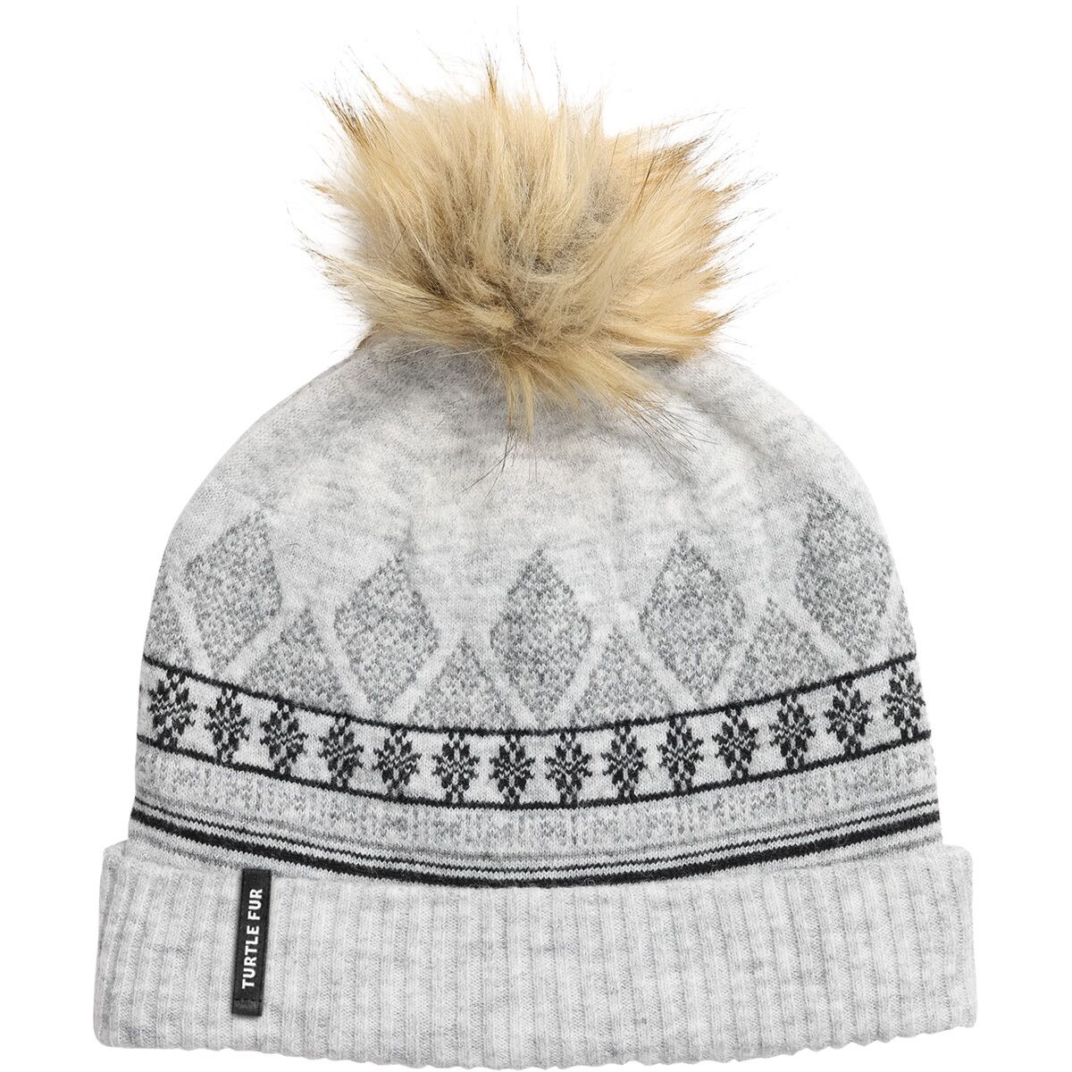 Image of Turtle Fur Recycled Ellen Beanie Silver, One Size