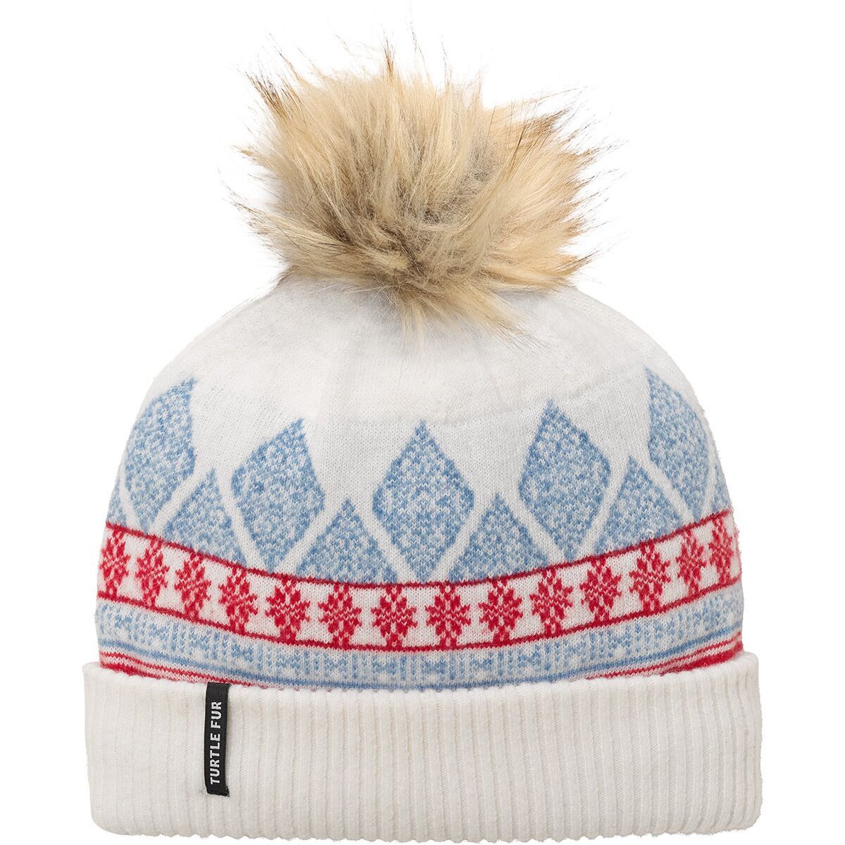 Image of Turtle Fur Recycled Ellen Beanie White, One Size