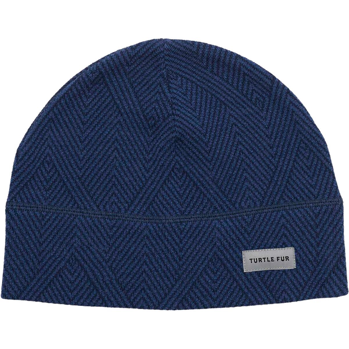 Image of Turtle Fur Solid Wool Beanie Diagonal Stride, One Size