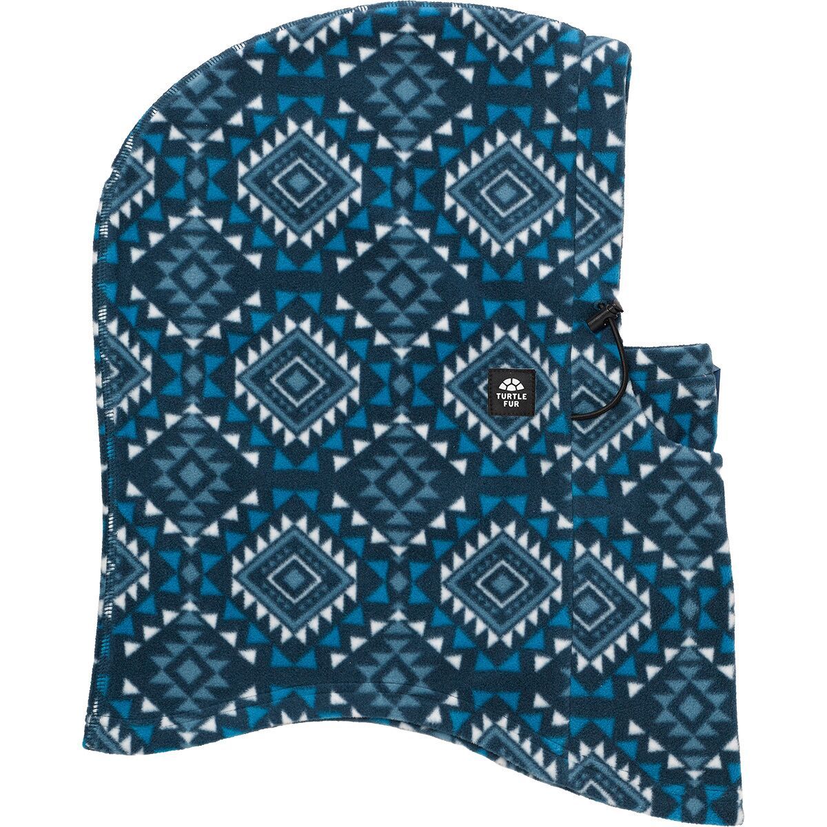 Image of Turtle Fur Printed Fleece Alien Overhood Mesa Sky, One Size