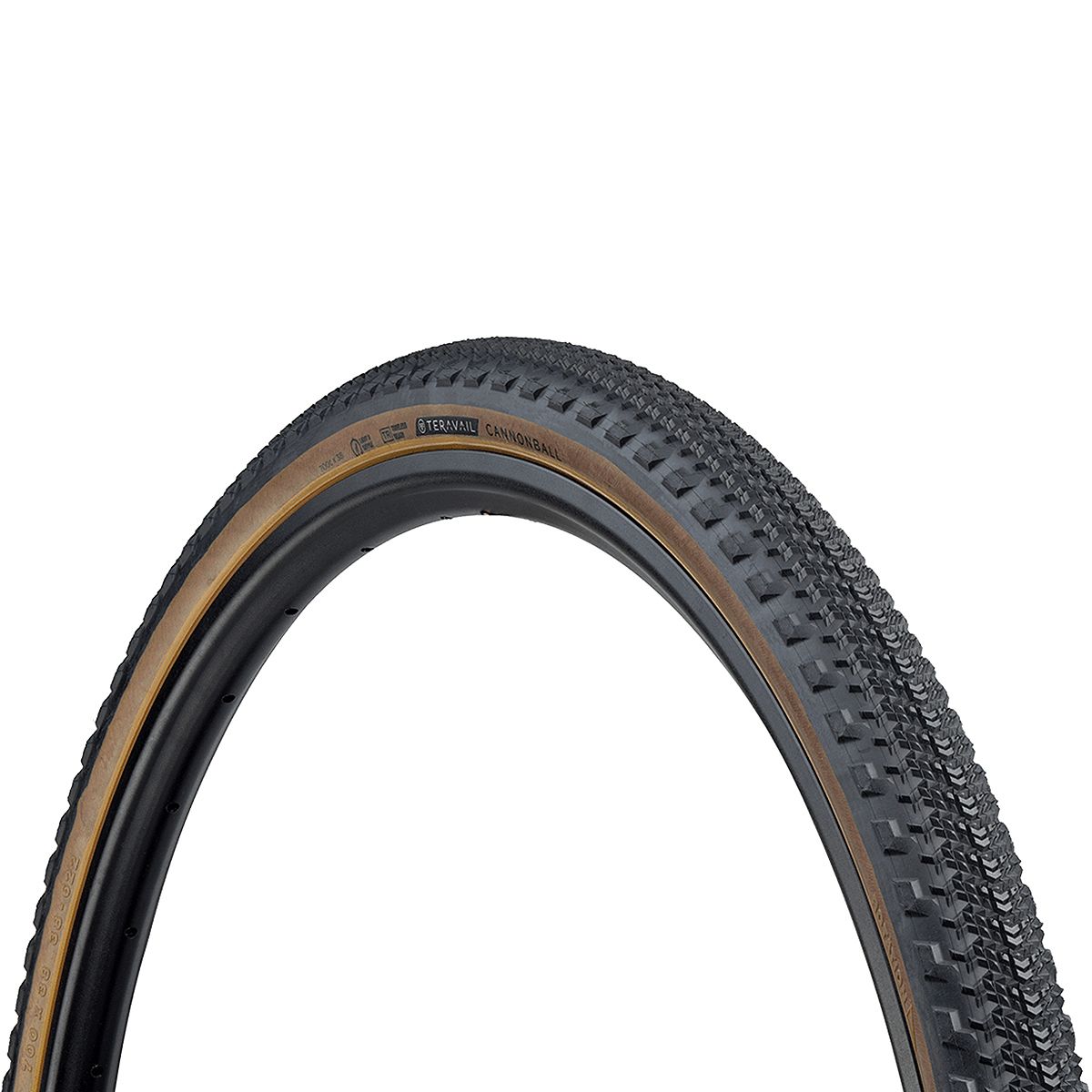 Image of Teravail Cannonball Tubeless Tire Light & Supple, Tan, 700x35