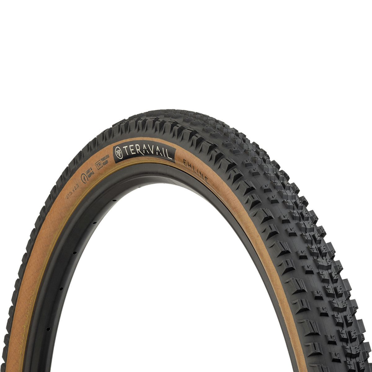 Image of Teravail Ehline 27.5in Tire Tan, 2.5in, Light & Supple