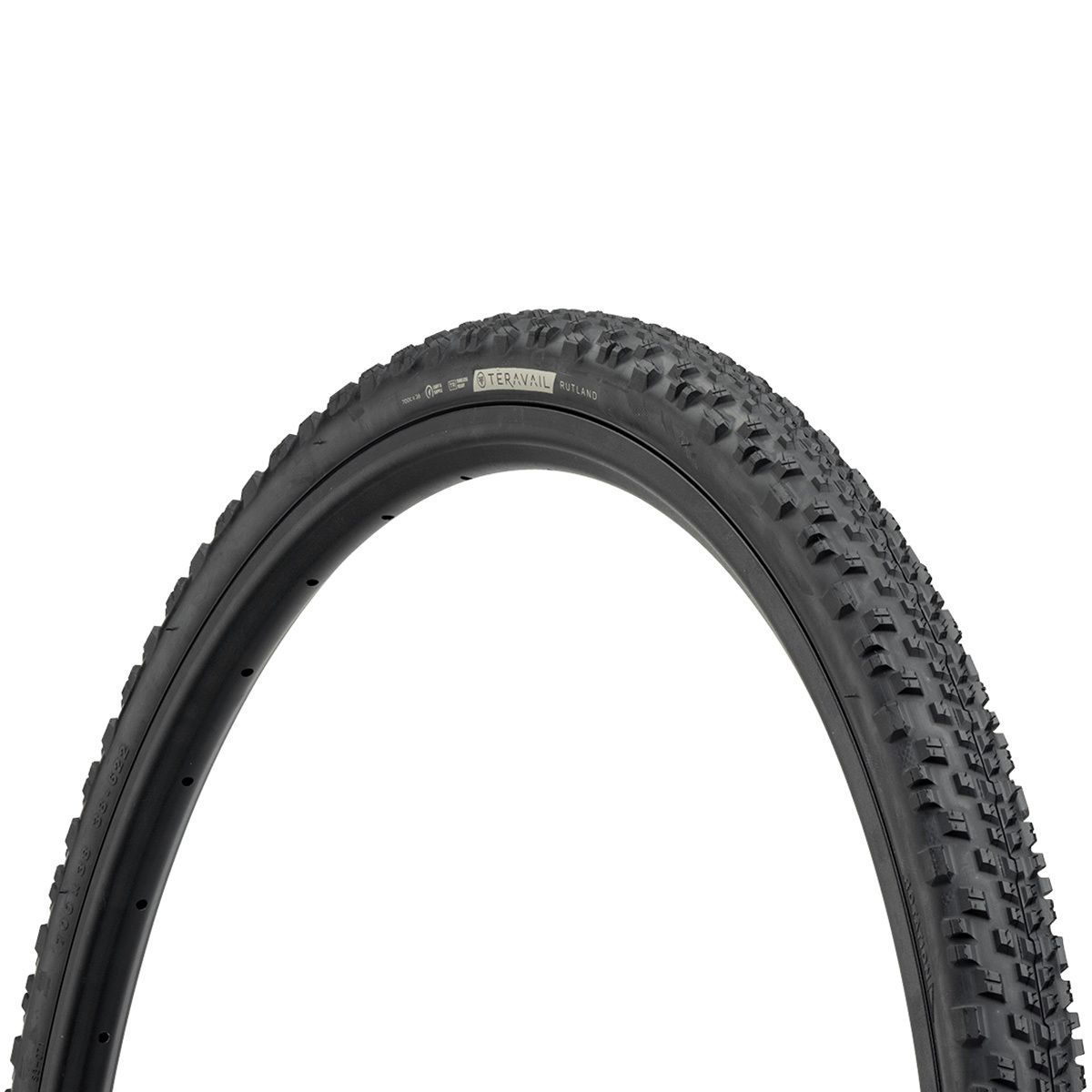 Image of Teravail Rutland Tubeless Tire Black, 38mm, Light & Supple