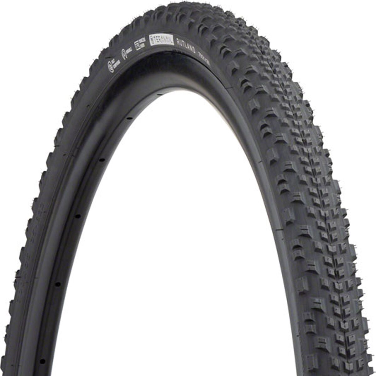 Image of Teravail Rutland Tubeless Tire Black, Light and Supple, Fast Compound, 700cx35