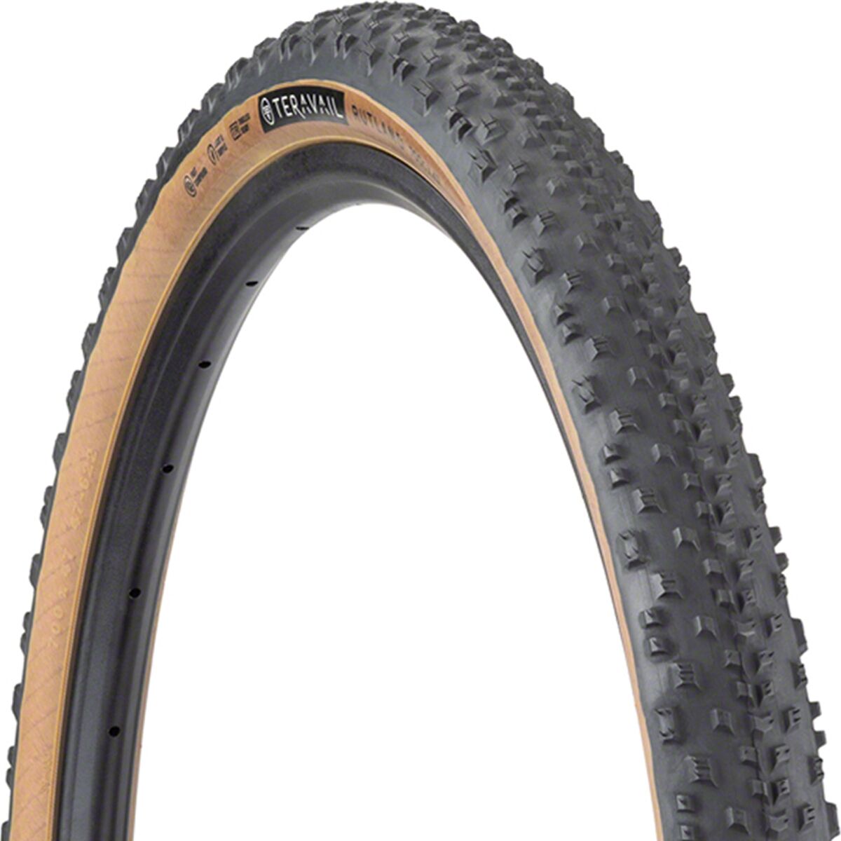 Image of Teravail Rutland Tubeless Tire Tan, Light and Supple, 700cx38