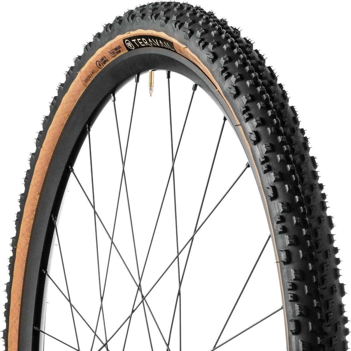 Image of Teravail Rutland 650 Tubeless Tire Tan, 47mm, Light & Supple