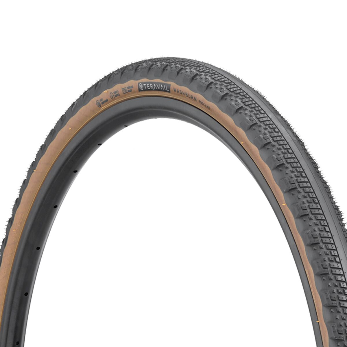 Image of Teravail Washburn Tire - Tubeless Tan, Light and Supple, 700x47