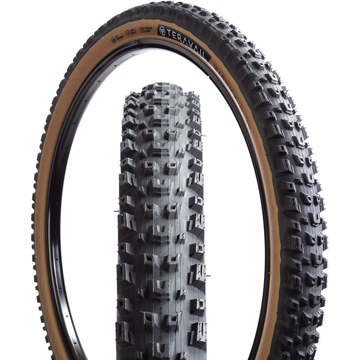 Image of Teravail Warwick Tire - 27.5in Tan, Durable/Grip, 27.5x2.5