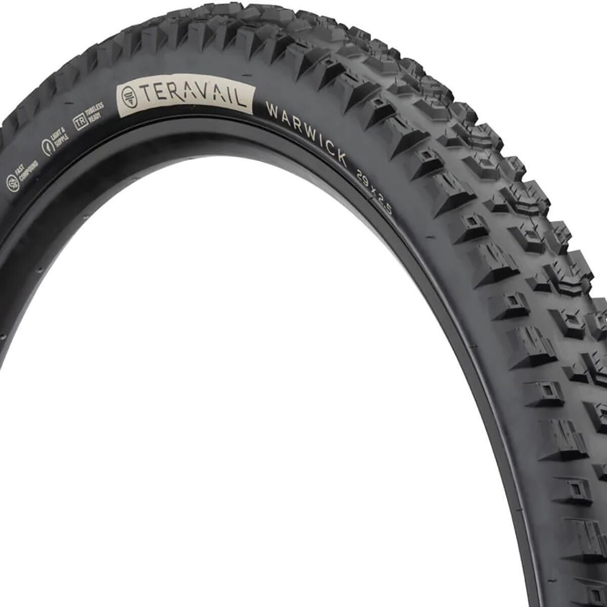 Image of Teravail Warwick Tire - 29in Black, Light & Supple/Fast, 29x2.5