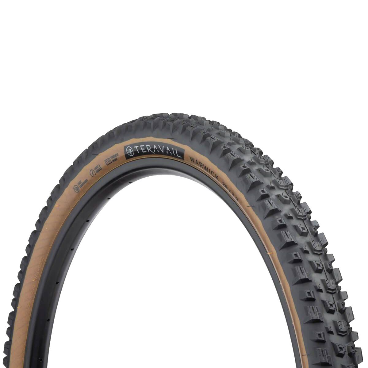 Image of Teravail Warwick Tire - 29in Tan, Durable/Grip, 29x2.3
