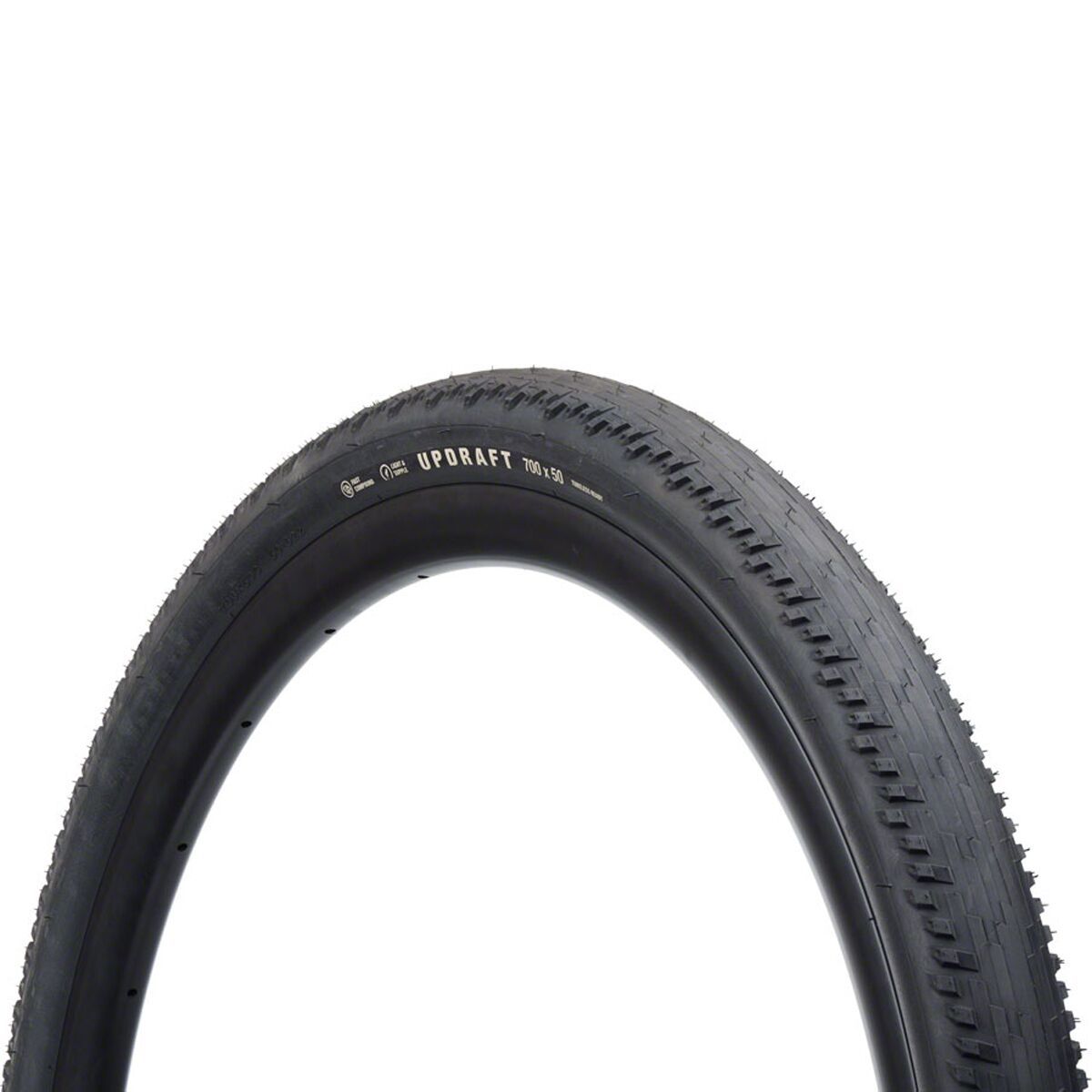 Image of Teravail Updraft Tubeless Tire Black, Light and Supple, Fast Compound, 700x35
