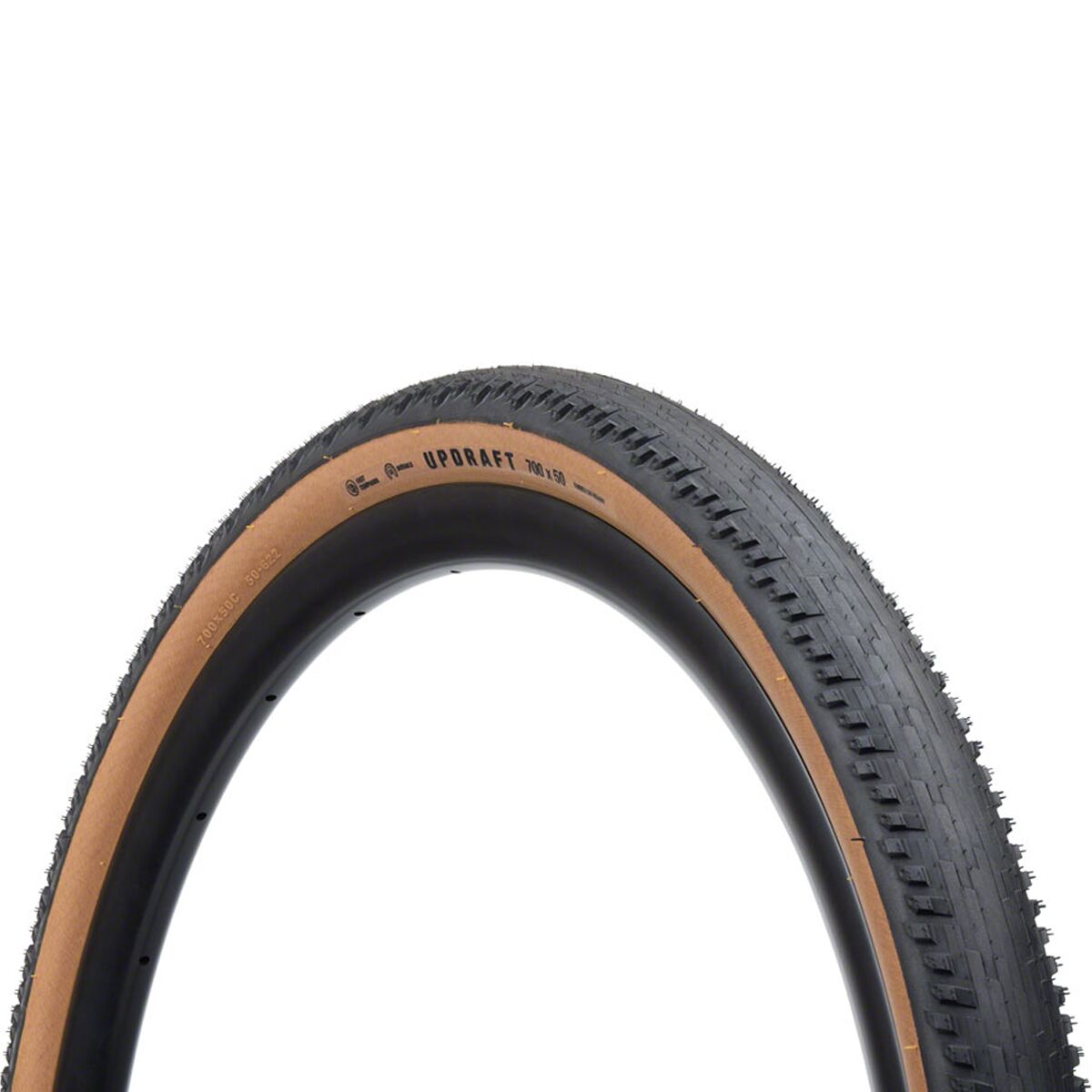 Image of Teravail Updraft Tubeless Tire Tan, Light and Supple, Fast Compound, 700x40