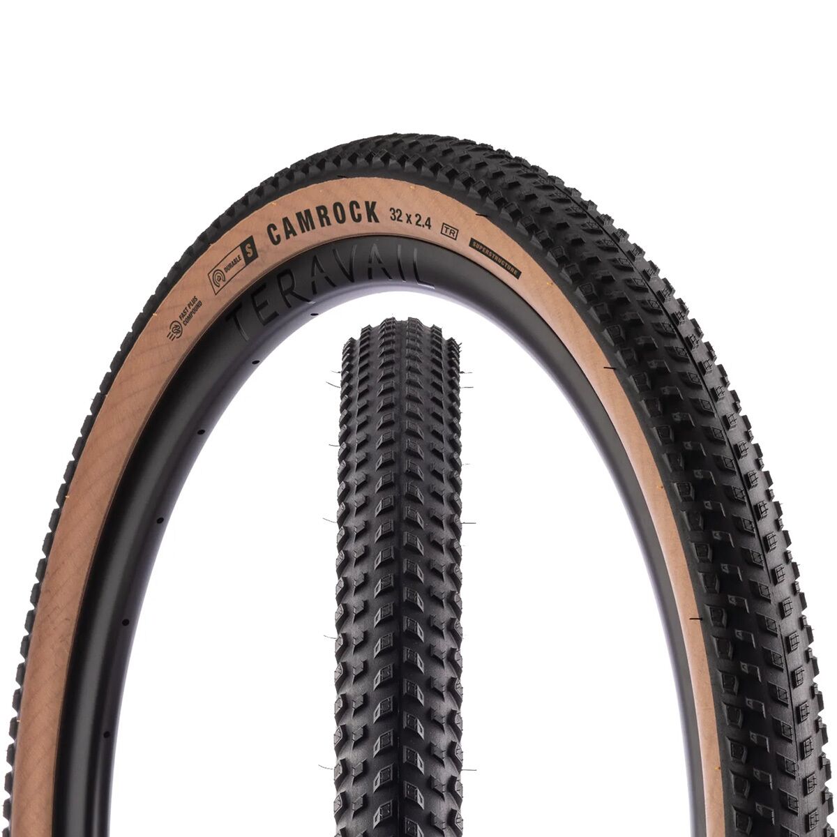 Image of Teravail Camrock 32in Tubeless Tire Tan, DR-S, 32x2.4