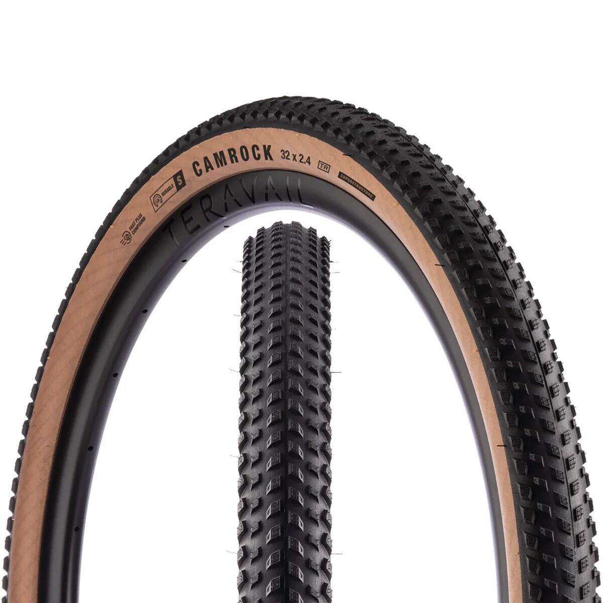 Image of Teravail Camrock 32in Tubeless Tire Tan, LT-S, 32x2.4