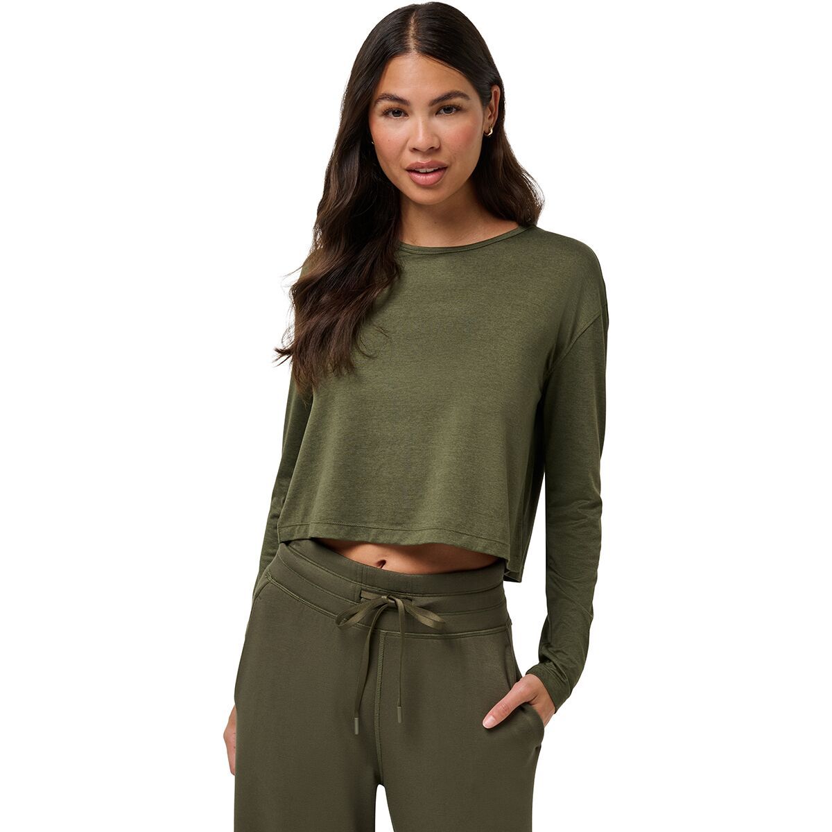 Image of TravisMathew Celestia Long-Sleeve Shirt - Women's Heather Grape leaf, XS