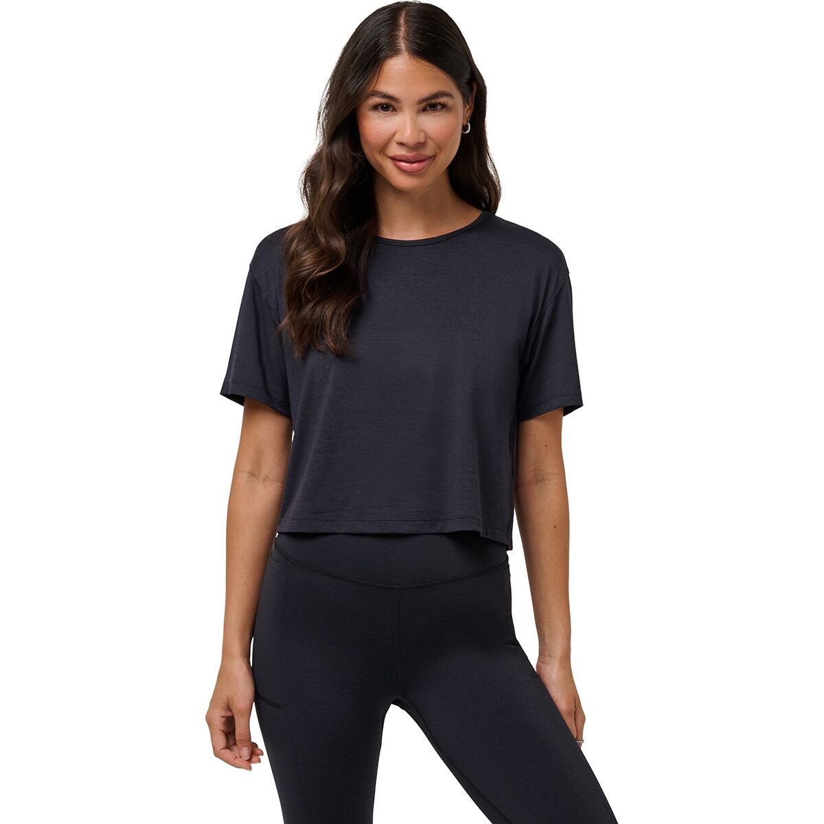 Image of TravisMathew Celestia Short-Sleeve Shirt - Women's Heather Black, S