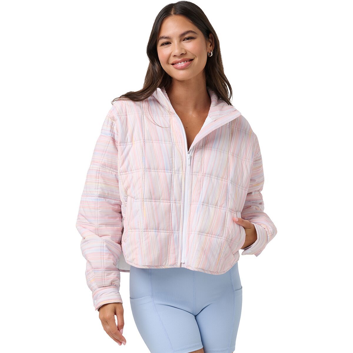 Image of TravisMathew City Edge Jacket - Women's Foxglove Multi, L