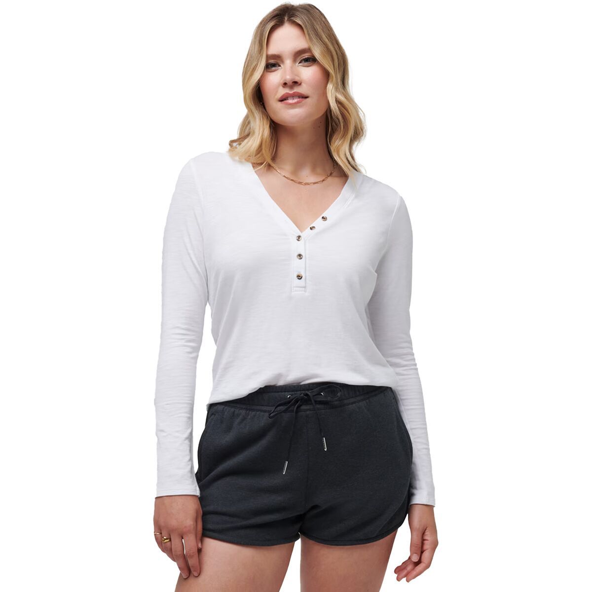 TravisMathew Cloud Henley Long-Sleeve Shirt - Women