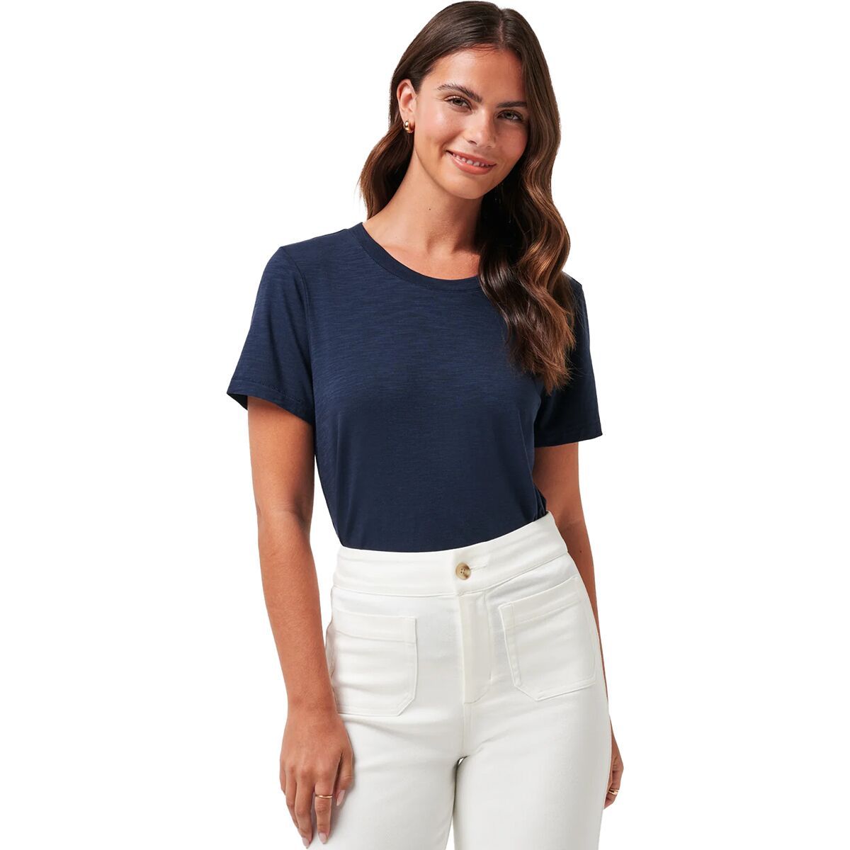 Image of TravisMathew Cloud T-Shirt - Women's Navy Blazer, XL