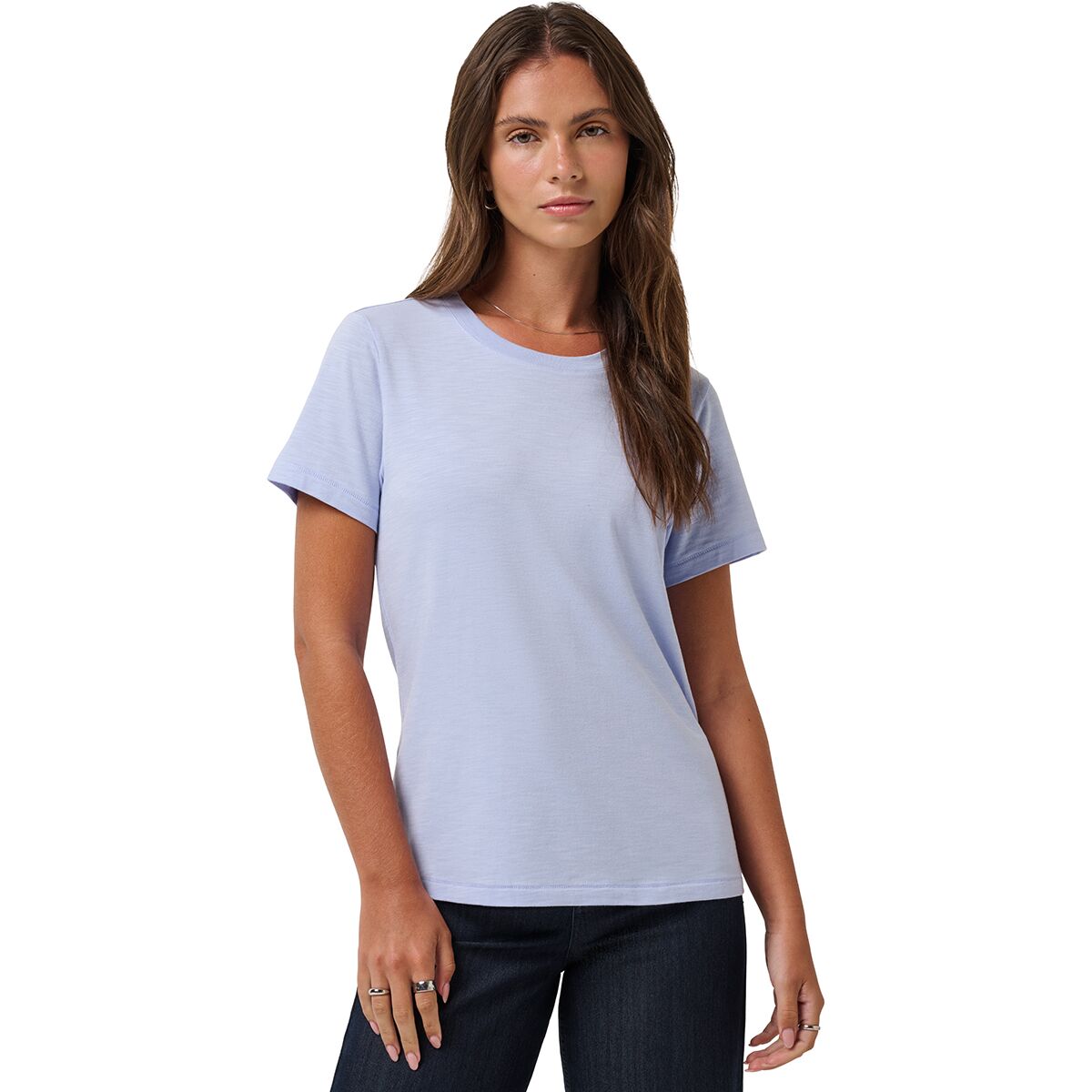 Image of TravisMathew Cloud T-Shirt - Women's Soft Blue, XS
