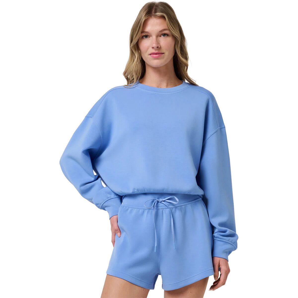 Image of TravisMathew Cloudscape Pullover - Women's Cornflower Blue, S