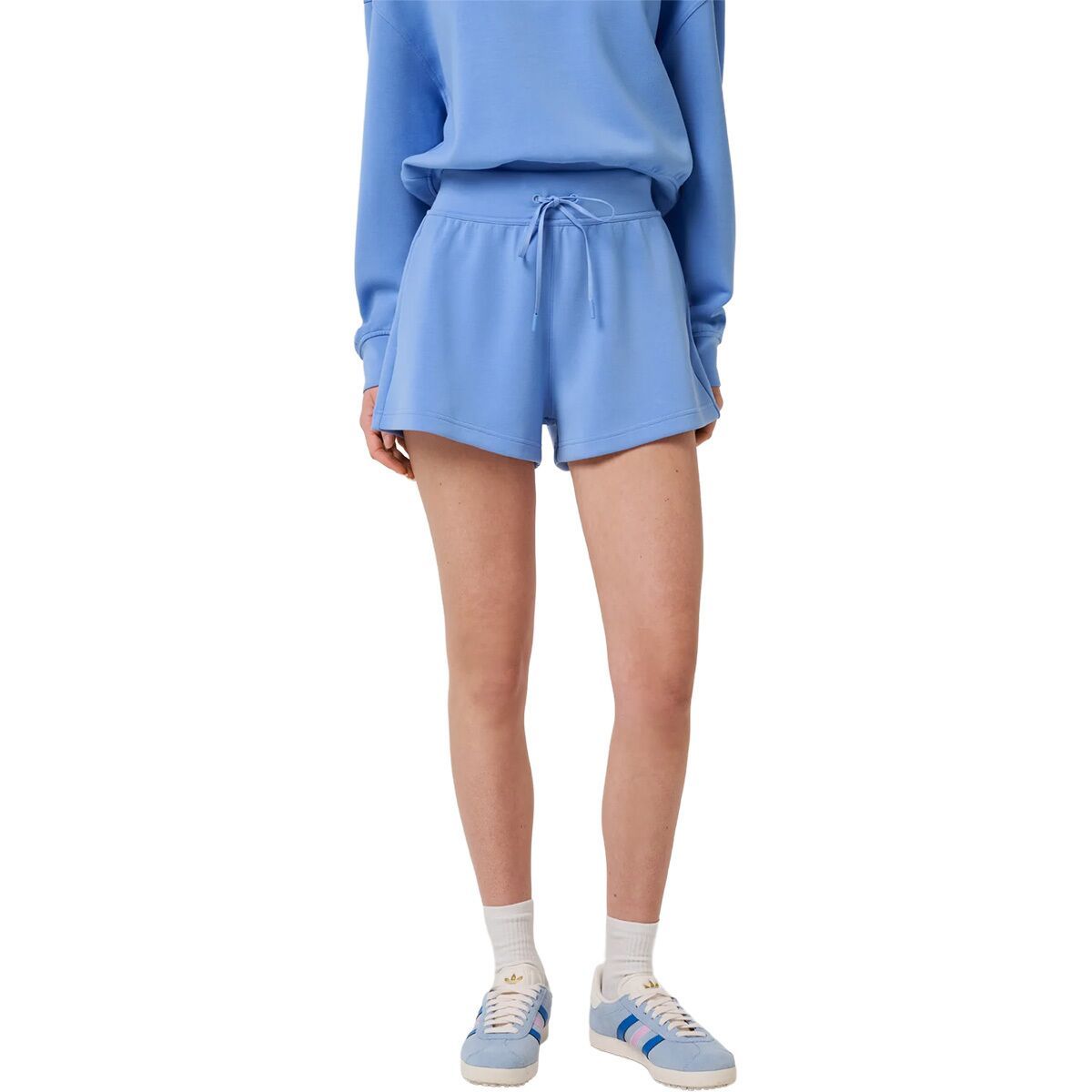 Image of TravisMathew Cloudscape Short - Women's Cornflower Blue, S