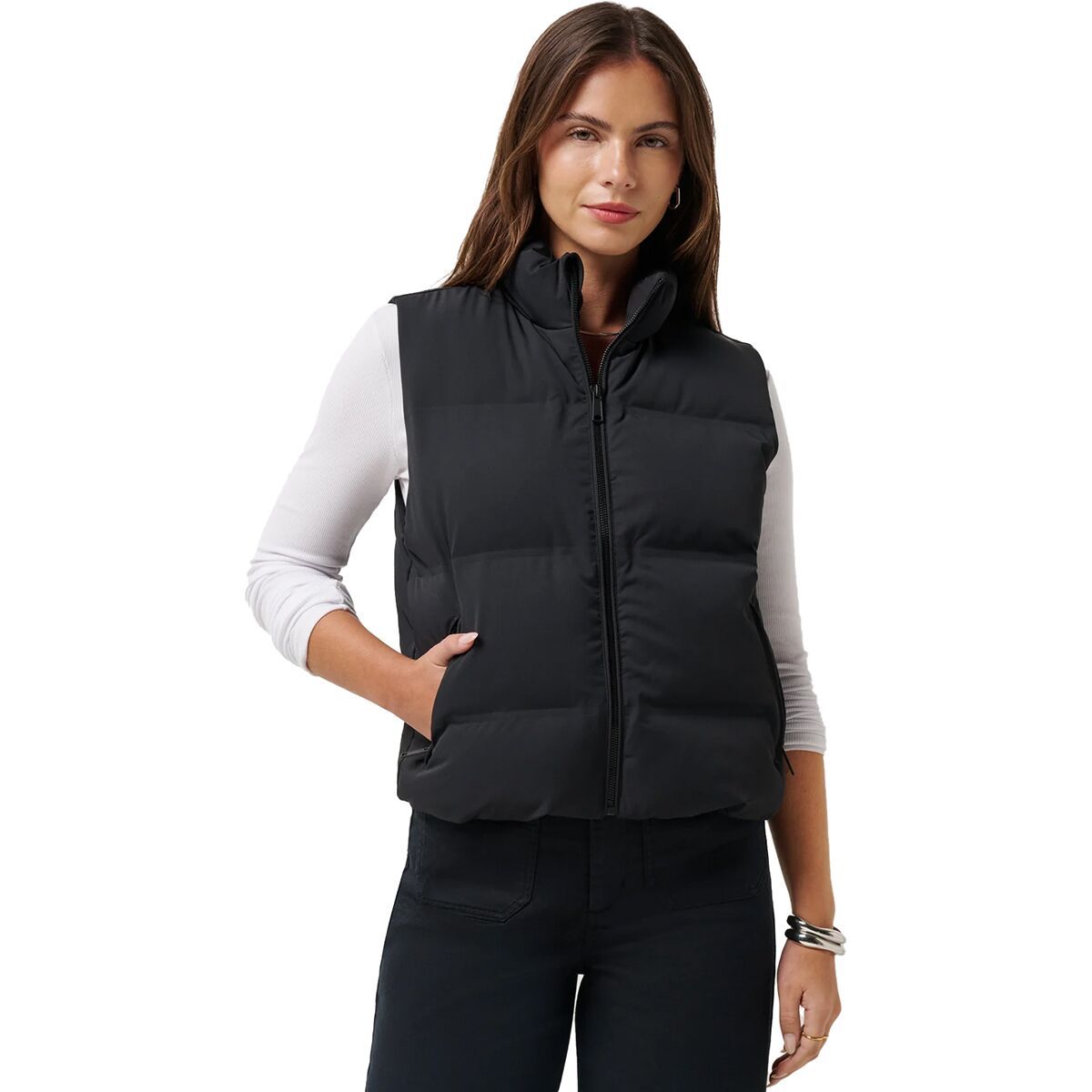 Image of TravisMathew Moontide Bonded Vest - Women's Black, S