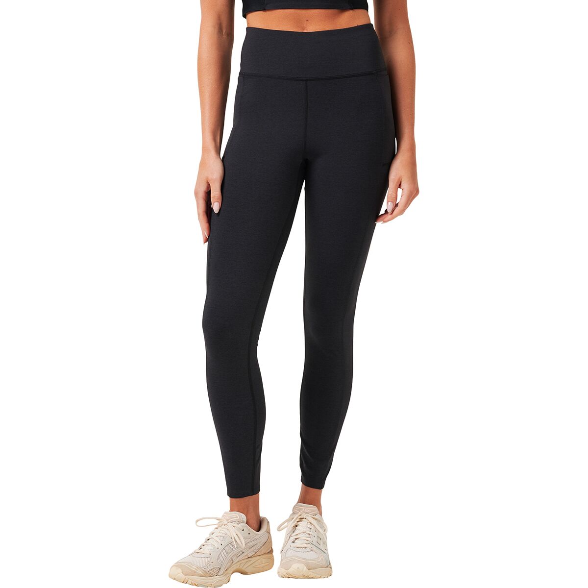 TravisMathew TravisMathew Moveknit Bonded Legging - Women's Heather Black, XL
