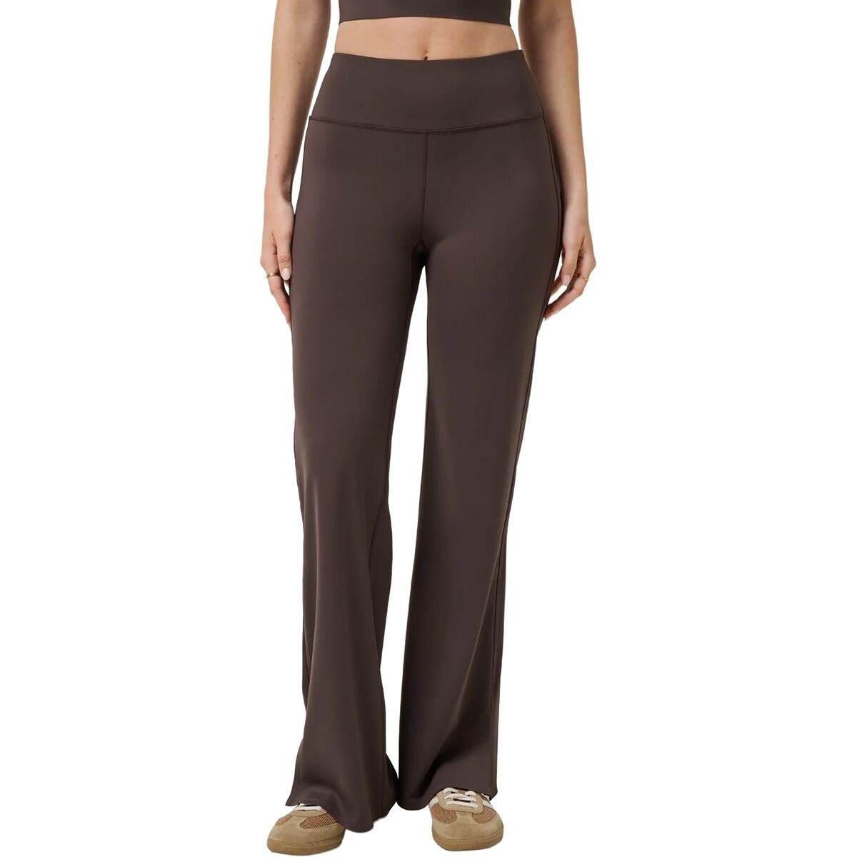 Image of TravisMathew Moveknit Bonded Pant - Women's Coffee Grounds, M