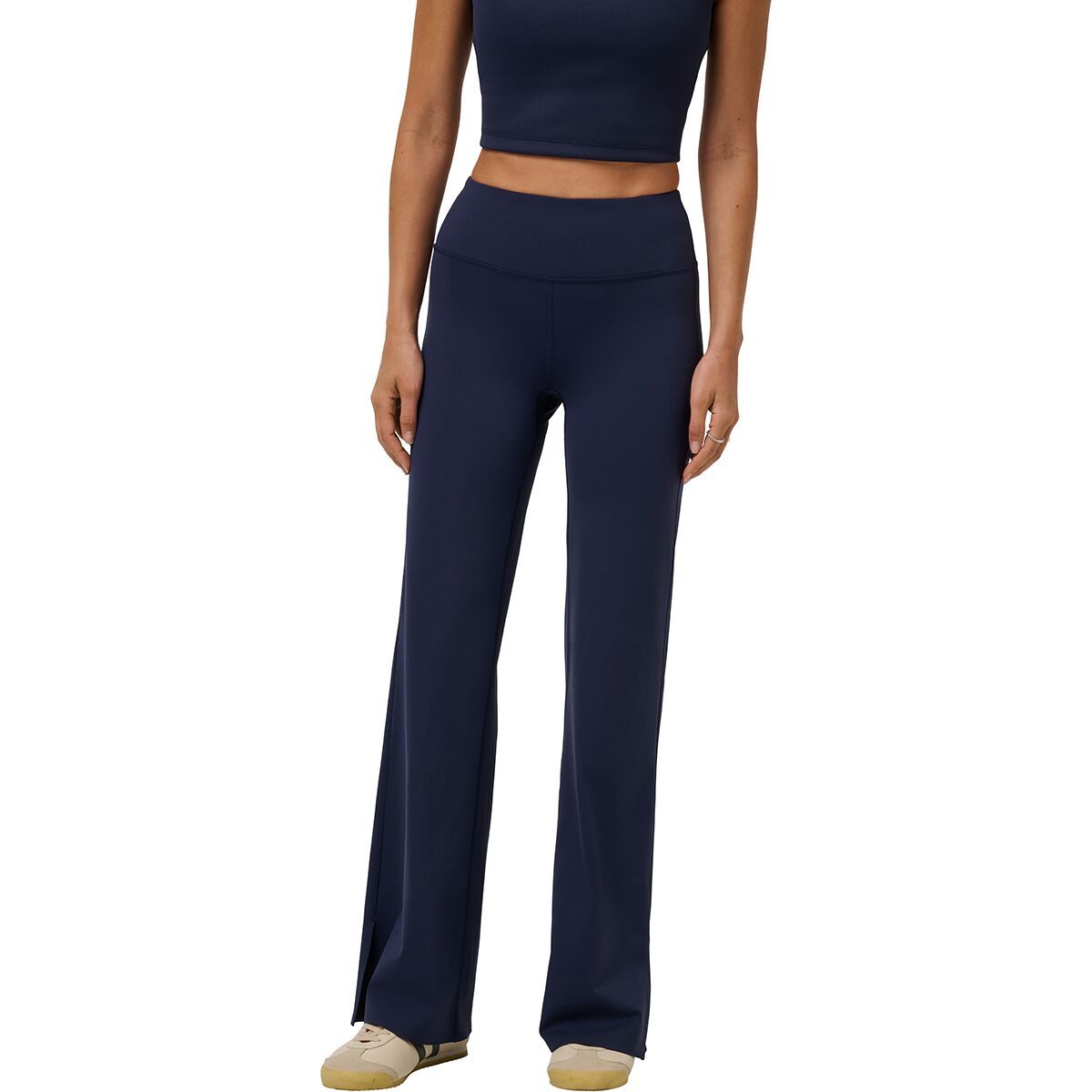 Image of TravisMathew Moveknit Bonded Pant - Women's Navy Blazer, S