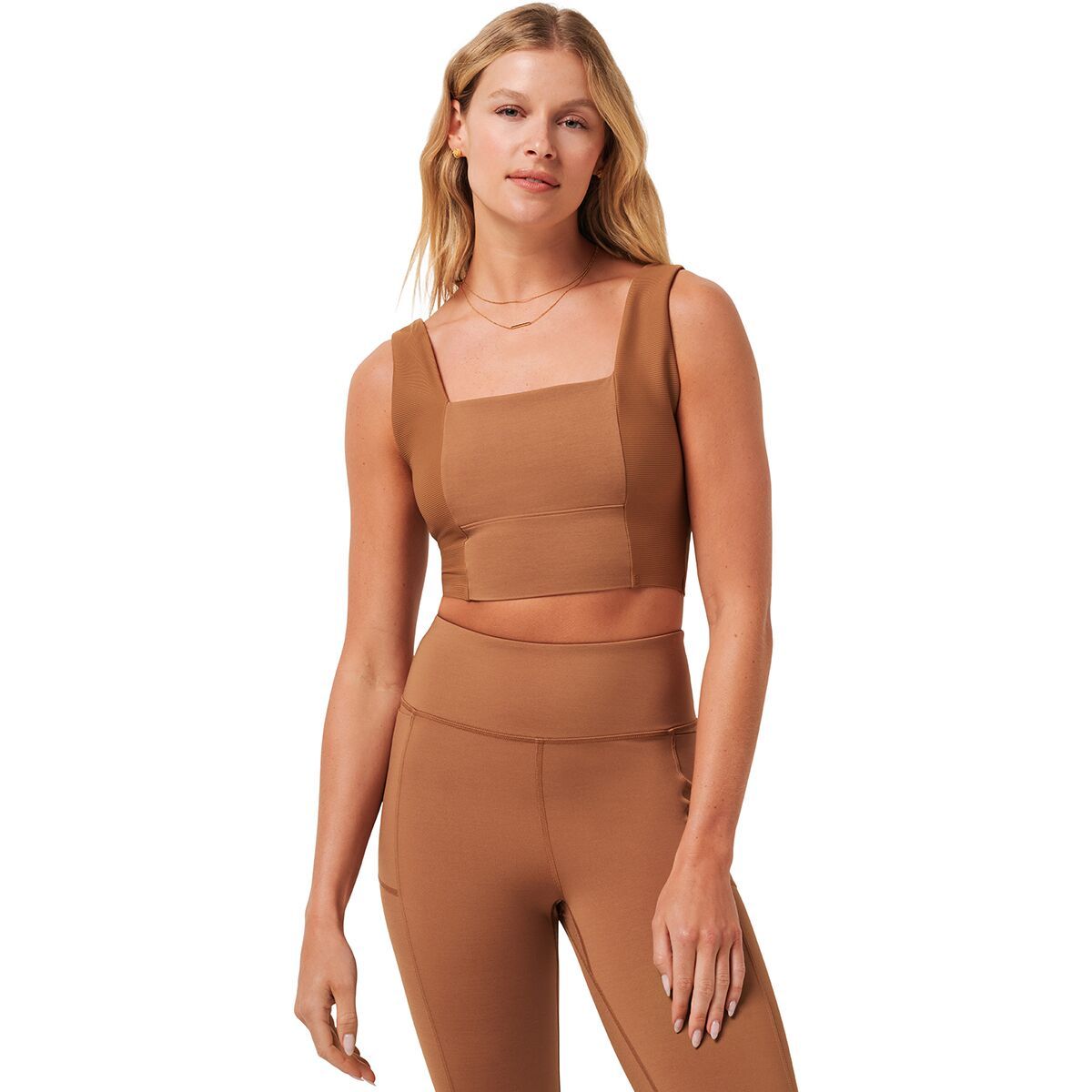 Image of TravisMathew Moveknit Sport Top - Women's Heather Chestnut, L