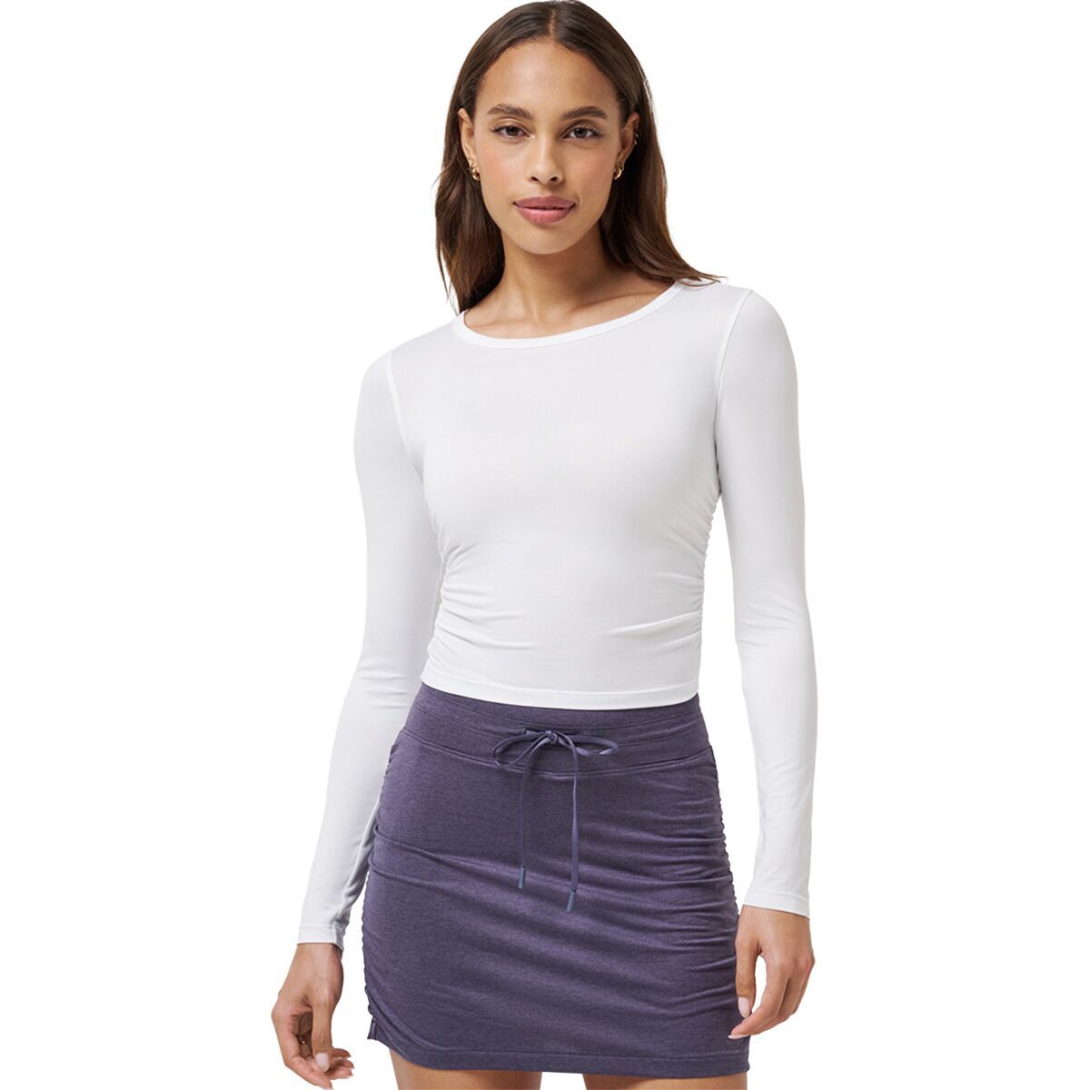 Image of TravisMathew Skyline Jersey Long-Sleeve Top - Women's White, M