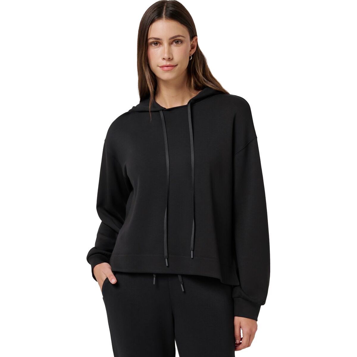 Image of TravisMathew Skyloft Soft Hoodie - Women's Black, L