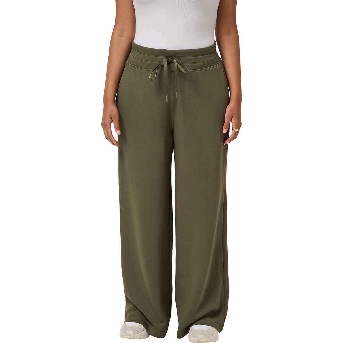 TravisMathew TravisMathew Skyloft Soft Wide Leg Pant - Women's Grape Leaf, L